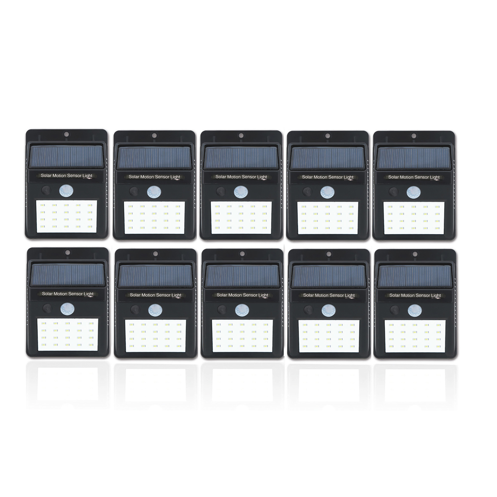 Nature Power Solar Motion-Activated Wall Lights, 10-Pk., 250 Lumens, Model# 24210